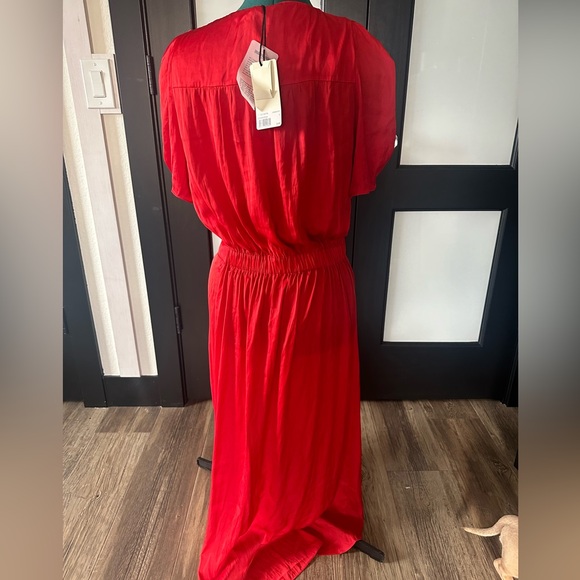 Zadig & Voltaire new red dress size large - Picture 10 of 11